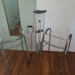 INJURED? OPERATION COMING UP? - CRUTCHES/WALKER/CANE - SAVE MONEY 