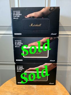 🔥Marshall Emberton 3🔥New Sealed Box🔥$120 Each🔥$120 Cash Only/ Efectivo Solamente 
🔥Pick Up Only in East L.A at City Terrace
🔥 Recogida Solamente