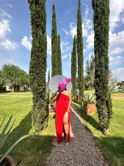 Red Off Shoulder 