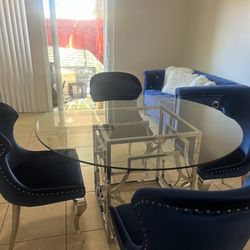 ROUND dining table - SILVER BASE 🙌🏻👏🏻👍🏻