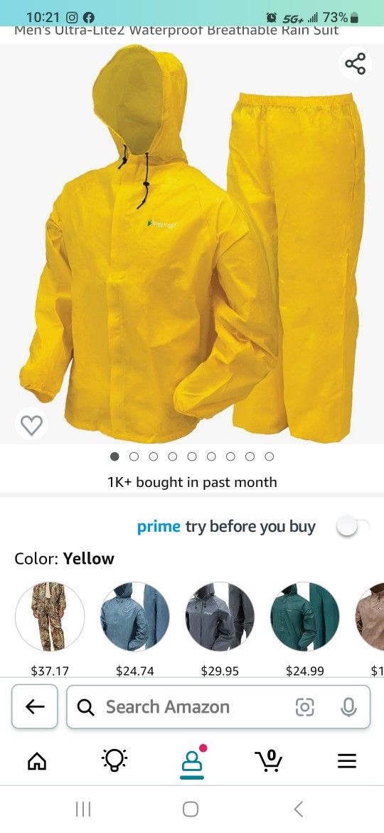 Rain suit