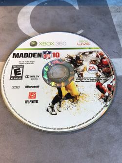 Xbox 360 madden 10'