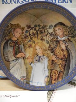 "DER MITTELPUNKT" COLLECTOR PLATE - COA - FANTASY, MEDIEVAL
