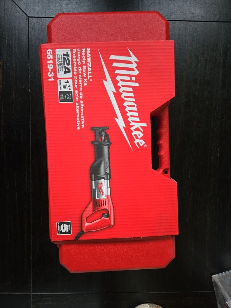 Milwaukee Sawzall Recip Saw Kit