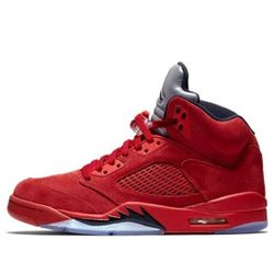 All red suede 5s deals