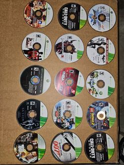 NOT WORKING -  Xbox 360 game lot — sold as-is / not working / for resurfacing, repair, parts, display, or collection fillers