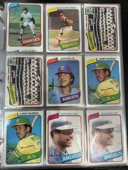 Binder of Vintage 1980 Topps Baseball Cards! for Sale in Rockville, MD -  OfferUp