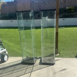 IKEA Glass Display Shelves 