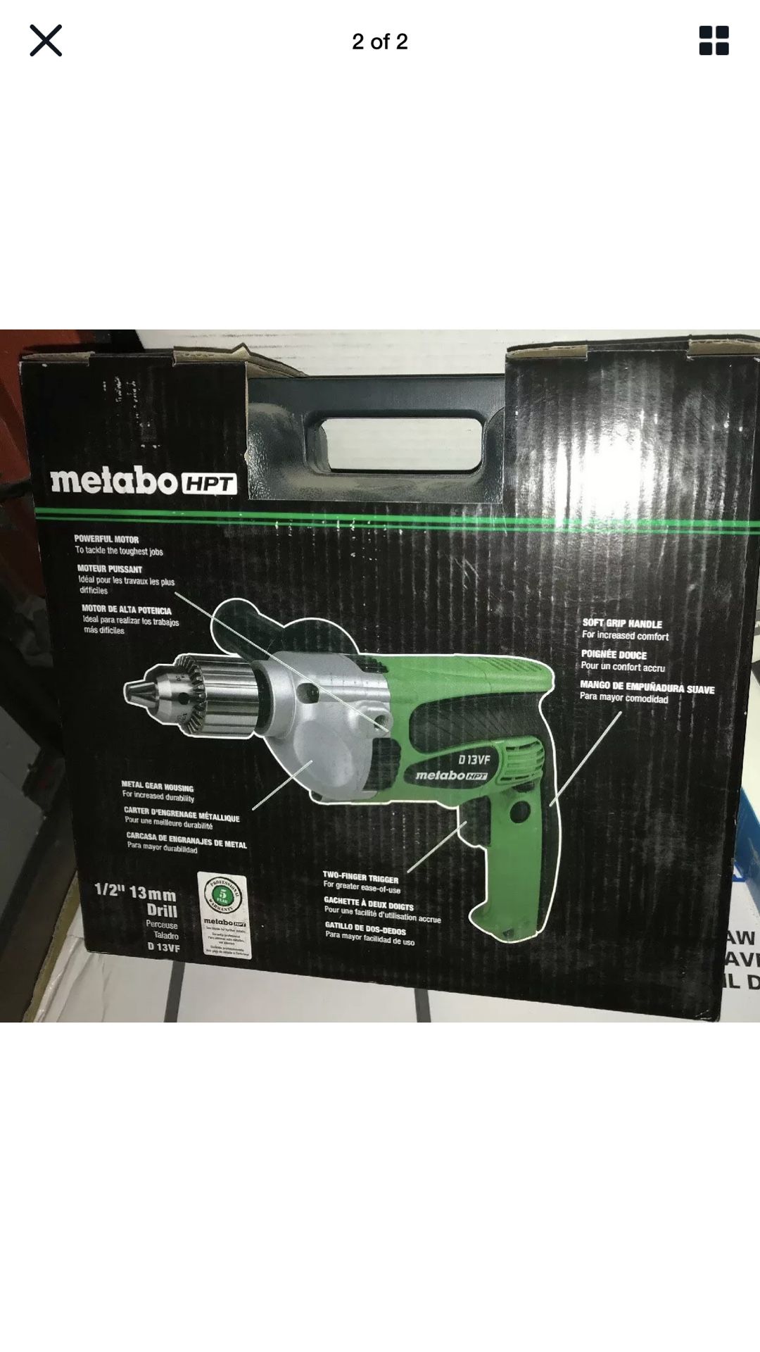 Brand new never used metabo corded drill