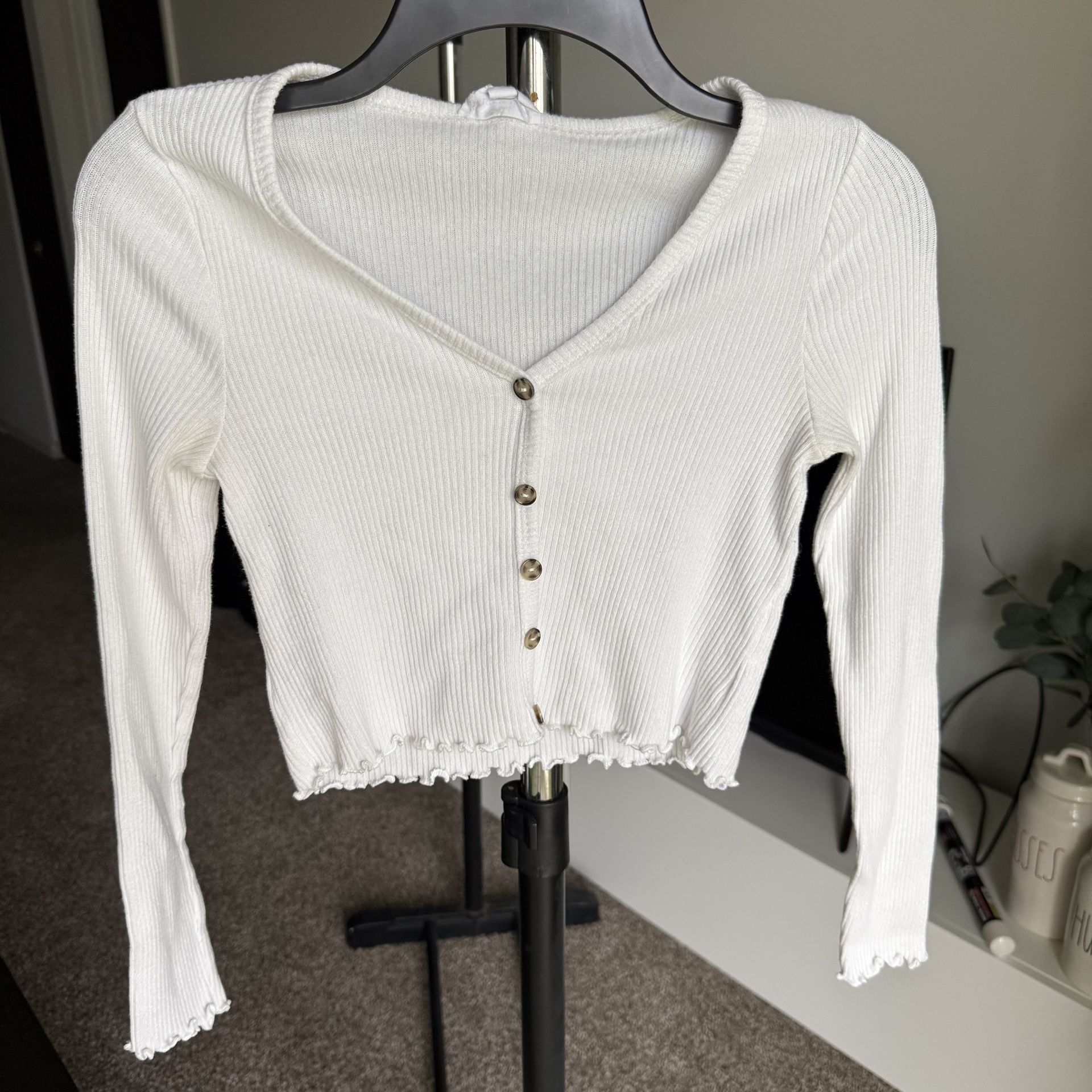 Live in the Moment Long Sleeve Crop Top
