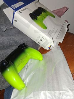 Playstation 5 controller green vortex