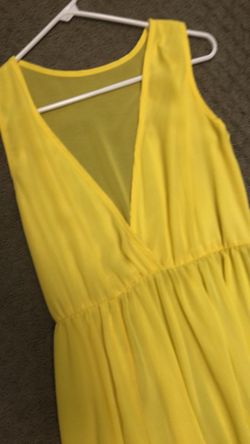Yellow dress or cover up