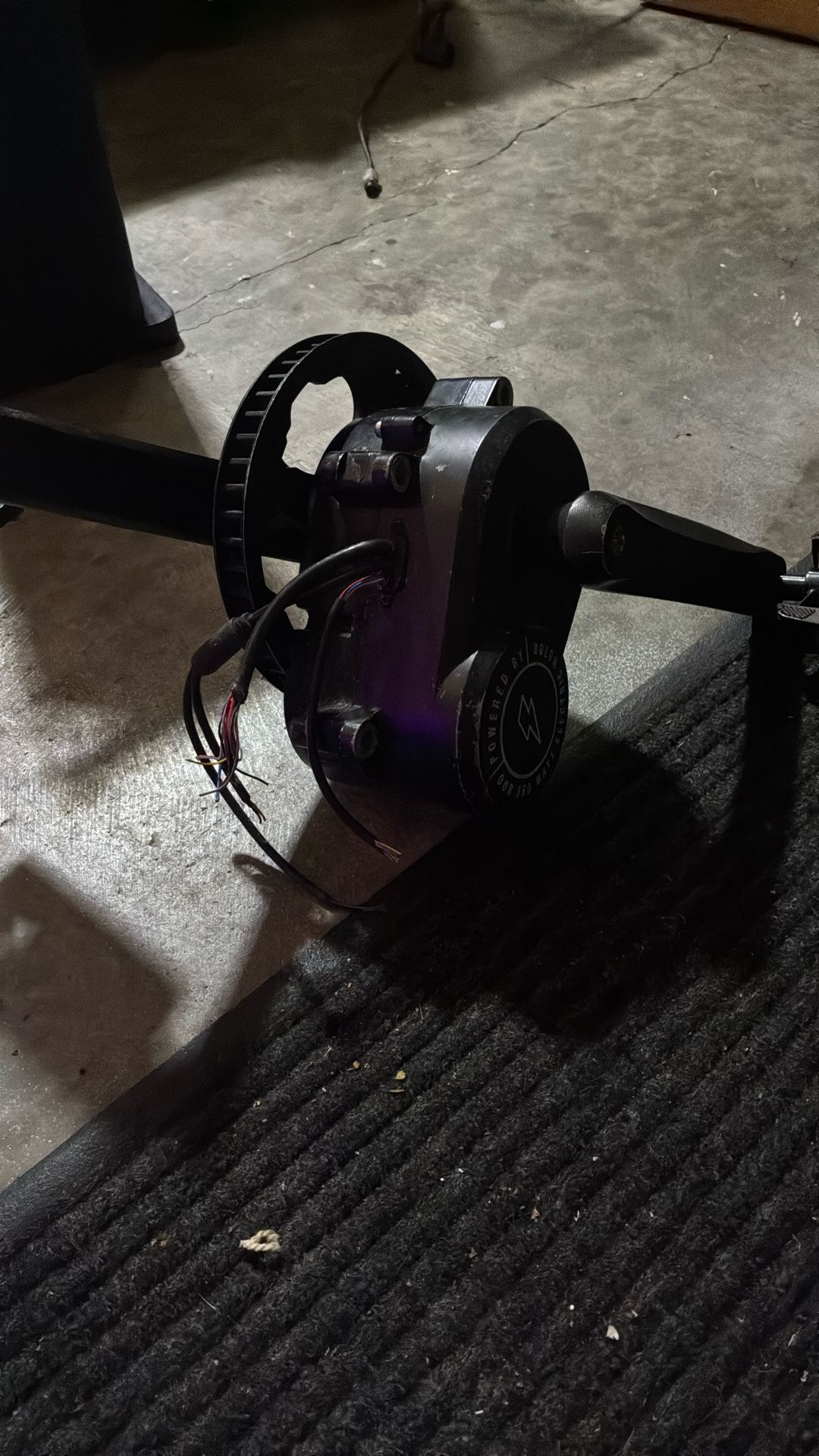 Mid Drive E-bike Motor Belt Drive