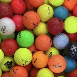 Gloss Color Golf Balls .30 Cents Each 