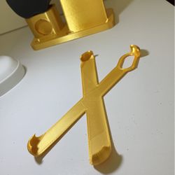 Gold Apple iPhone X Hard Case