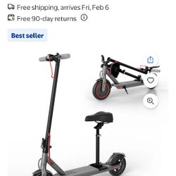 Electric Scooter With Seat