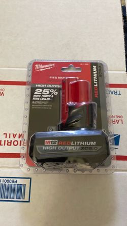 Milwaukee M12 High Output 5.0ah Battery