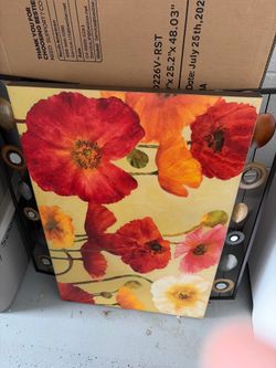 Canvas wall hanging