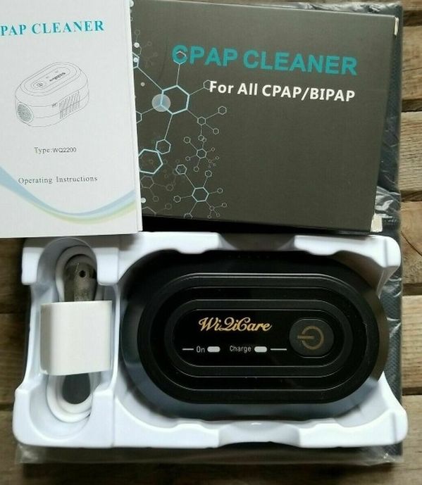 CPAP Cleaner Disinfector Ozone Sterilizer For Mask Sleep Apnea Rechargeable New