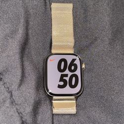 Apple watch series 10 Gold titanium 