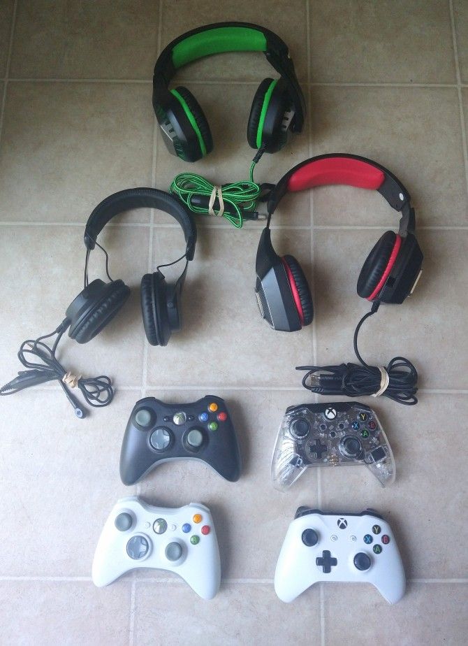 GAMING CONTROLLERS AND HEADSETS