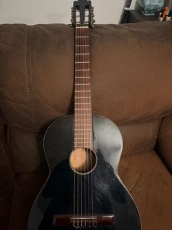 Black Classical Acoustic Guitar