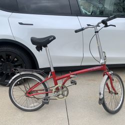 Dahon Boardwalk Folding Bike Red