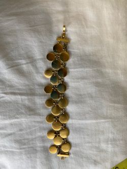 Nine west gold bracelet