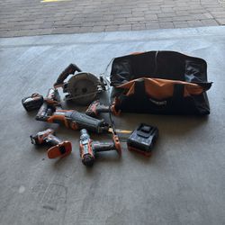 RIGID TOOLS WITH BAG