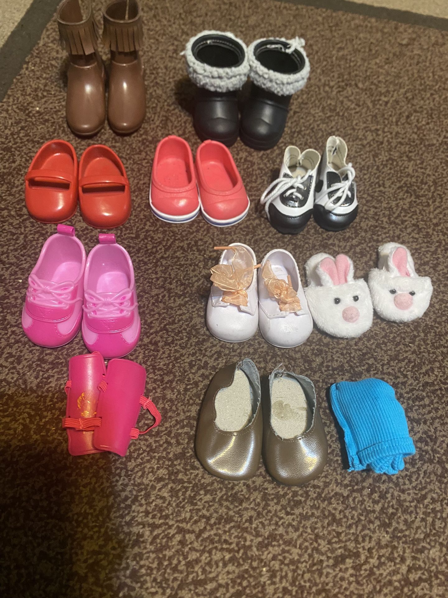 For American girl dolls shoes lot fit 18” dolls