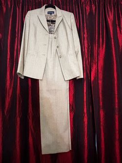 Beige Blazer and Dress Pants