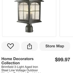 Home Decoration Exterior Post Lantern