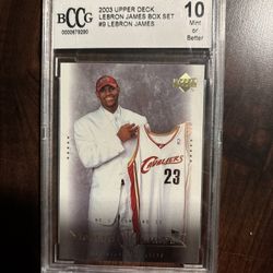 2003-04 Upper Deck - Box Set LeBron James #9 (RC) BCCG Mint 10 or Better 🔥