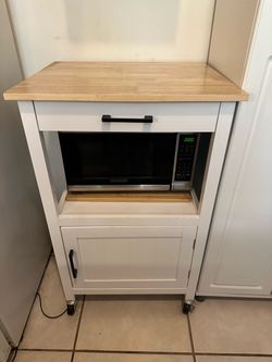 Rolling kitchen cart