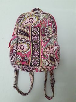 Vera BRADLEY SMALL BACKPACK ( RARELY USED)