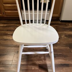 White Wooden Chair 