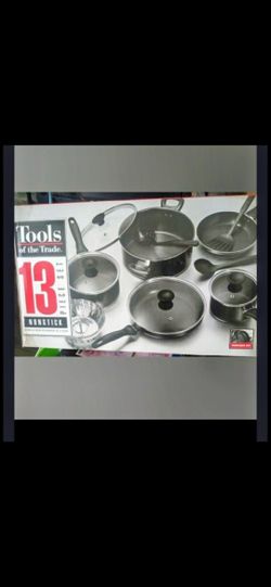 13 Piece Nonstick Cookware $95, Bella Air Fryer 8 Qt $98, Cast Iron Dutch Oven $85, Pressure Cooker $65, Electric Cookware $65, Tumbler $15, Brita $45