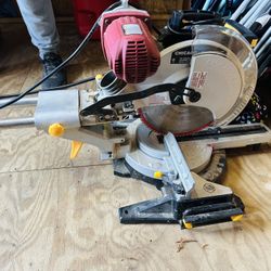 Highest quality, Chicago 12 inch blade chopsaw with laser guy 360 swivel this is the best Chicago saw on the market. I use it for one home project I’l