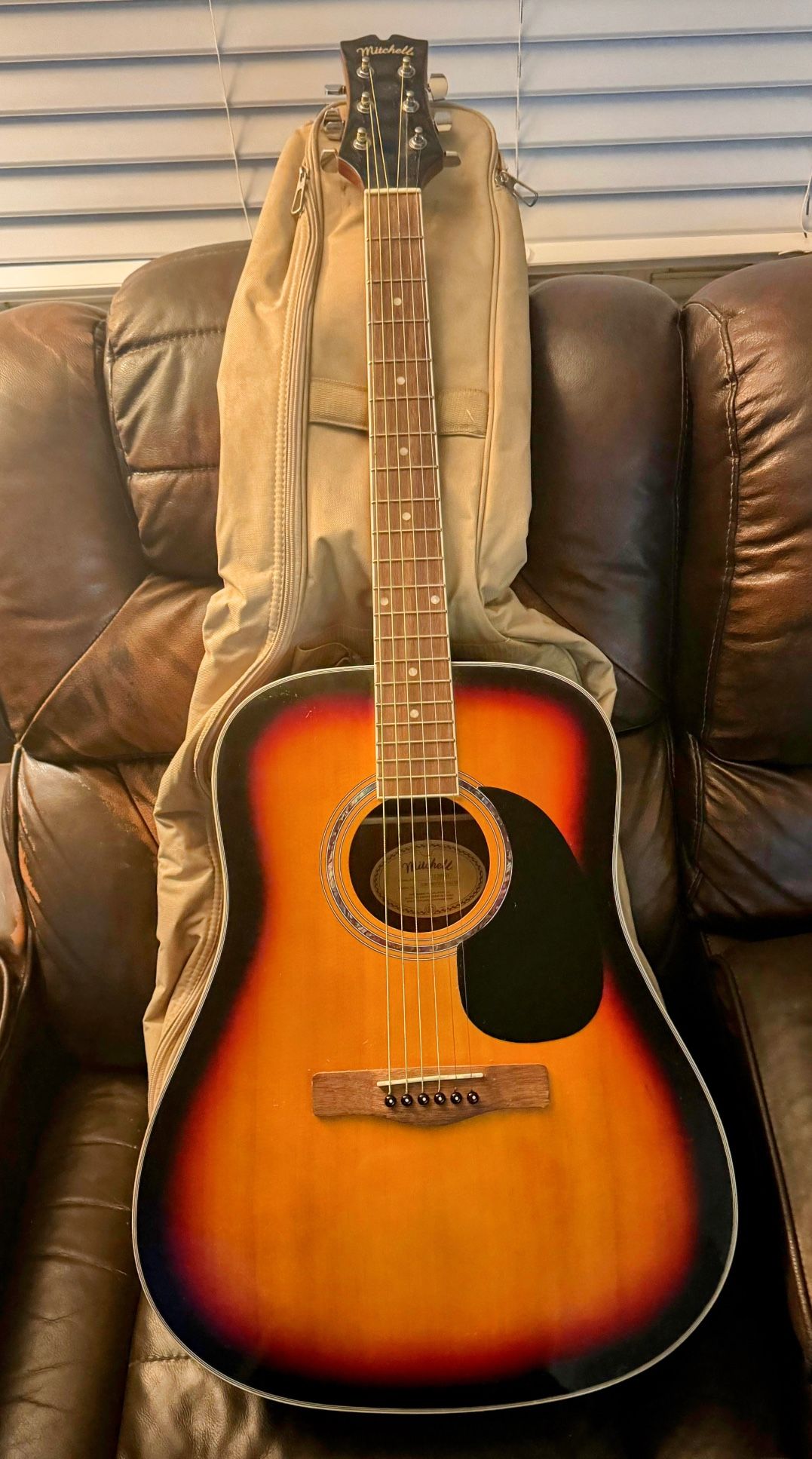 Acoustic Guitar With Gig Bag