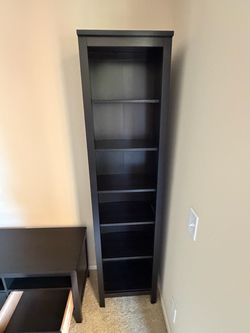 IKEA Tall Narrow Solid Wood Bookcase