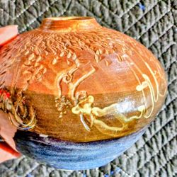 Signed Studio Pottery Vase – Josie Hale – Stoneware