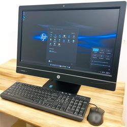 HP 23” i5 vPro Full HD PC AIO Desktop / Windows 11 Pro / Camera / WiFi / CD-DVD / USB 3.0 / Keyboard & mice