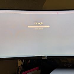 Curved Samsung Monitor 