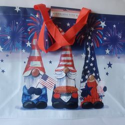 4th of July Reusable bag American Tote XL