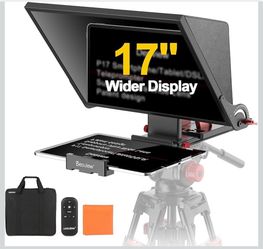Portable Teleprompter for Camera iPhone Android Tablet Foldable