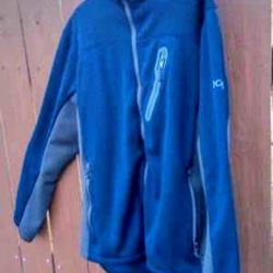 Columbia Men's Jacket - Size Large, Blue, 100% Polyester, Very Good Condition, Sell 