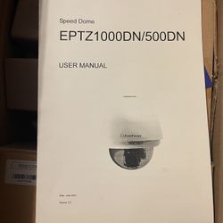 EPTZ1000DN/500DN Surveillance camera 