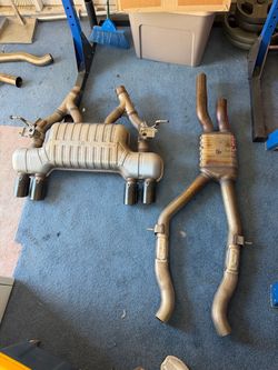 BMW F8X M3/4 muffler and mid pipe