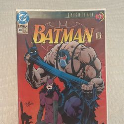 Signed Batman Comic From 1990's