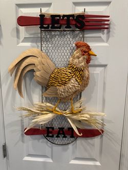 Wall hanging “Lets Eat” handcrafted